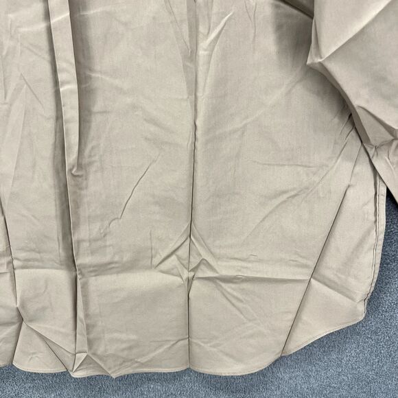 Architect Shirt Mens XL 17‎ 17.5 34 35 Tan Regular Fit Stretch Button Up - Picture 13 of 14